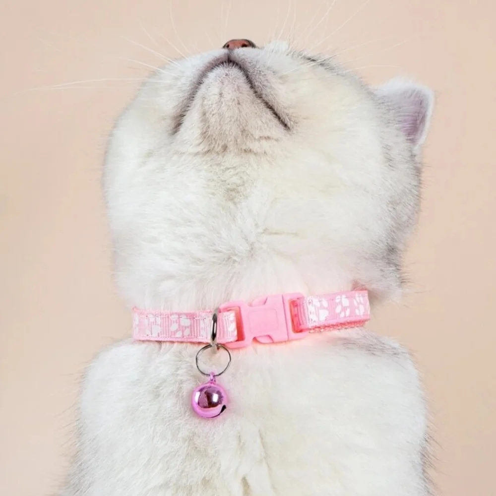 Color Bell Decor Pet Collar
